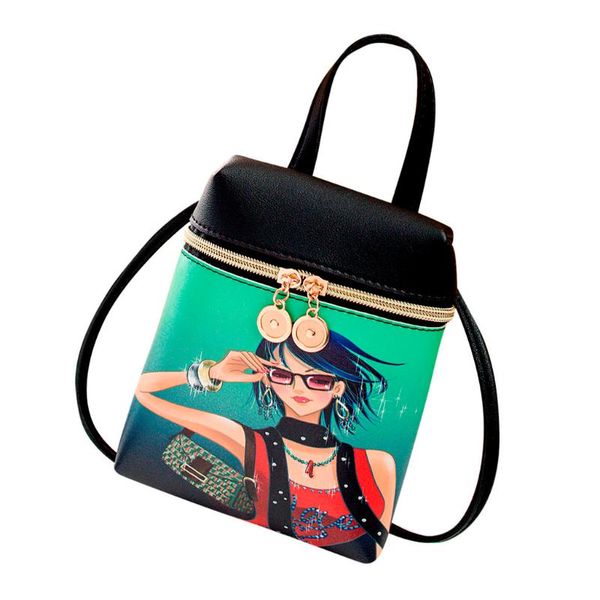

ocardian small bag women shoulder handbags mobile phone bag cute cartoon shoulder messenger crossbody bags ladies small handbags