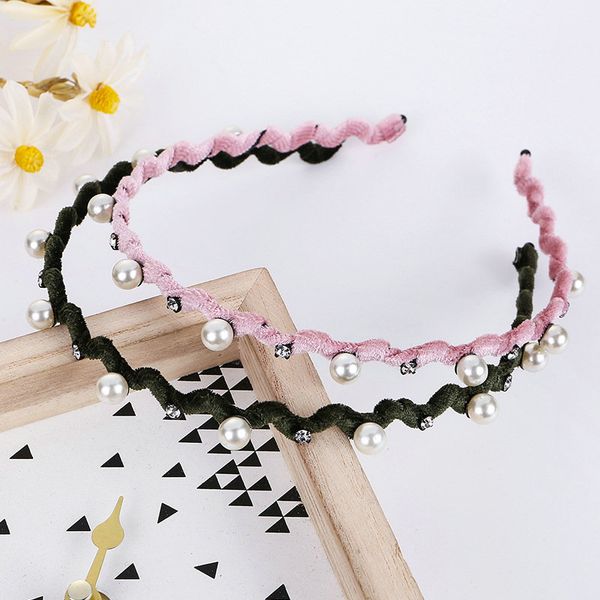 

classic wave headband hairband thin edge baby girl hair bands alice band cerchietto aliceband hair cutting style for female yvson, Black;brown