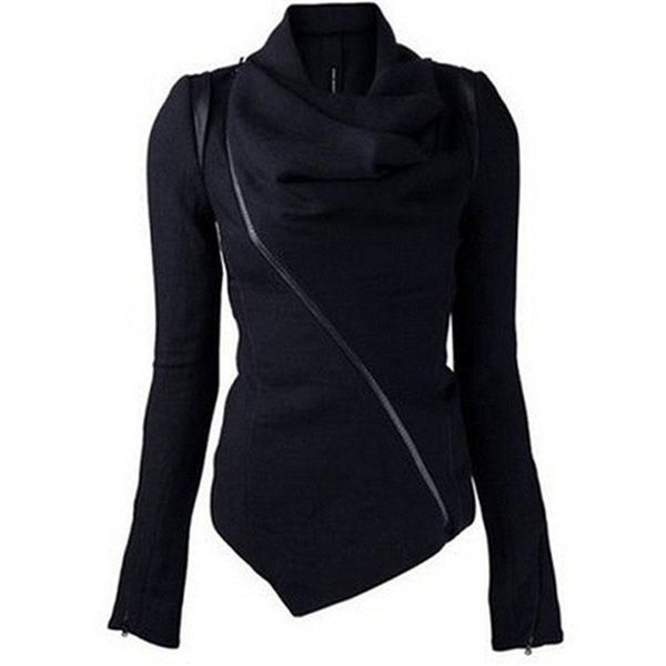 

young17 women's jacket black long sleeve cotton thick loose spring 2018 modern fashion casual female girls women's jacket, Black;brown