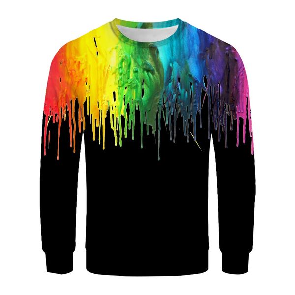 

2019 new summer 3d printed women/men sweatshirt harajuku streetwear style pullover sudadera mujer, Black