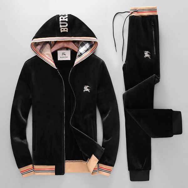 

mens tracksuits mens cashmere hoodie jackets sweatshirt pants trousers 2pcs sets *5d2049606f616912b4ecf61c