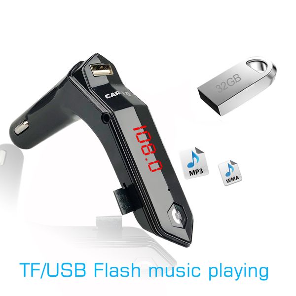 

car bluetooth fm transmitter wireless handsaudio receiver tf/usb auto mp3 player 3.1a dual usb fast charger car accessories