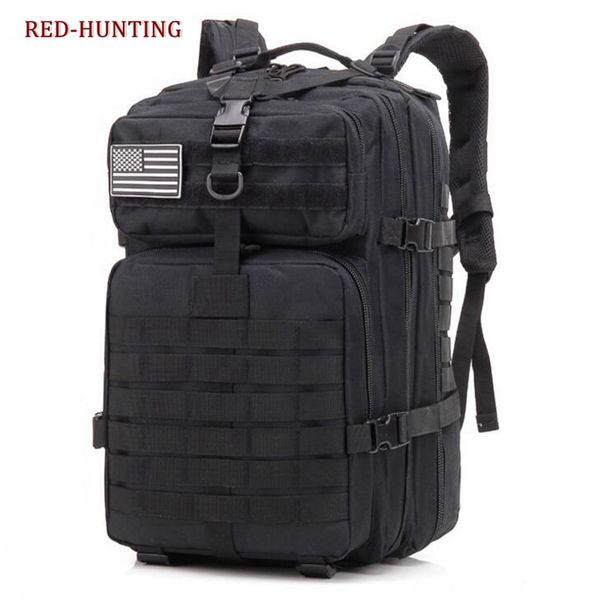 

tactical assault pack backpack army molle bug out bag backpacks 43l rucksack for outdoor hiking camping trekking