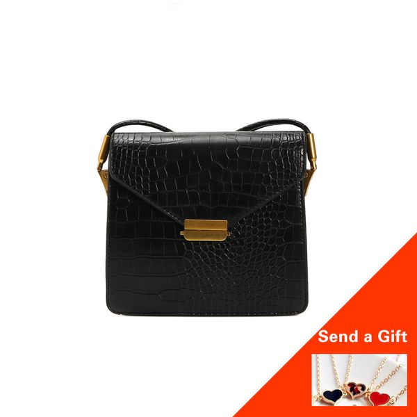 

autumn and winter fashion texture ladies bag 2019 new retro high-grade texture shoulder bag wild diagonal small square