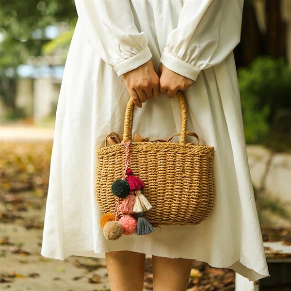 

multi-layer handmade bohemian tassel keychain bag pendant keyring charm wild handbag pendant accessories, Silver