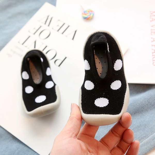 

summer baby floor socks baby shoes socks softsoles children's walking shoes printed anti-skid, Pink;yellow