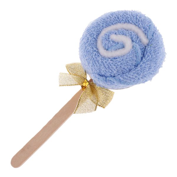 

creative cotton lollipop towel wash cloth wedding party favor random color