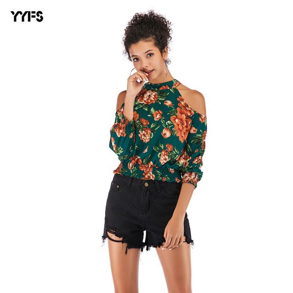

womens designer shirt off-the-shoulder slim chiffon long sleeve large size ladies foreign style base shirt pack3fs93fs9, White