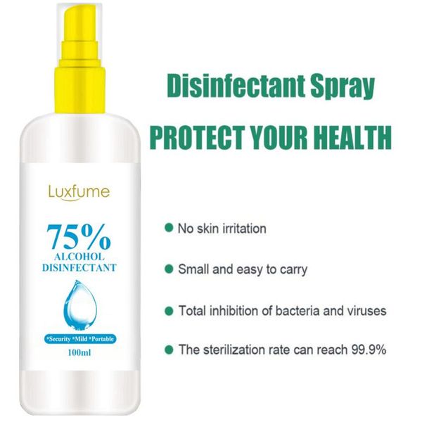 

100ml stock portable hand sanitiser gel kills 99.99% bacteria disposable hand sanitizer disinfection spray liquid hand soap dhl