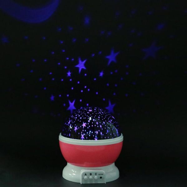 

romantic led starry sky night light projector lamp for baby sleep children gift led projection table lamp kidstoys gifts