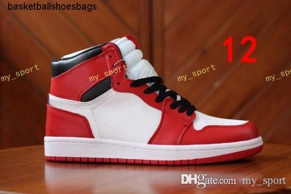 

og new new new 1 high banned black bred toe men 1s chaussures basketball shoes women sports athletic trainers sneakers size 5-13