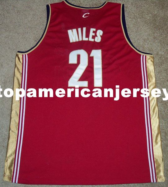 

new darius miles #21 rbk away jersey sewn mens vest size xs-6xl stitched basketball jerseys ncaa, Black;blue