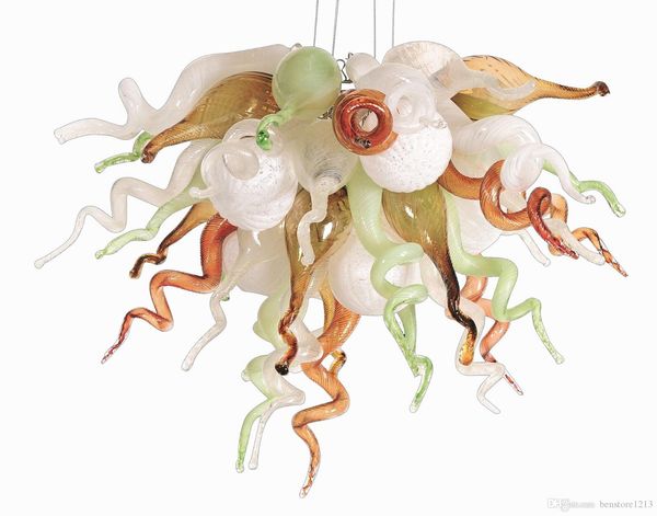 

modern elegant home decorative chandelier edison lamps price high qualty multicolor hand blown glass led chandelier lighting