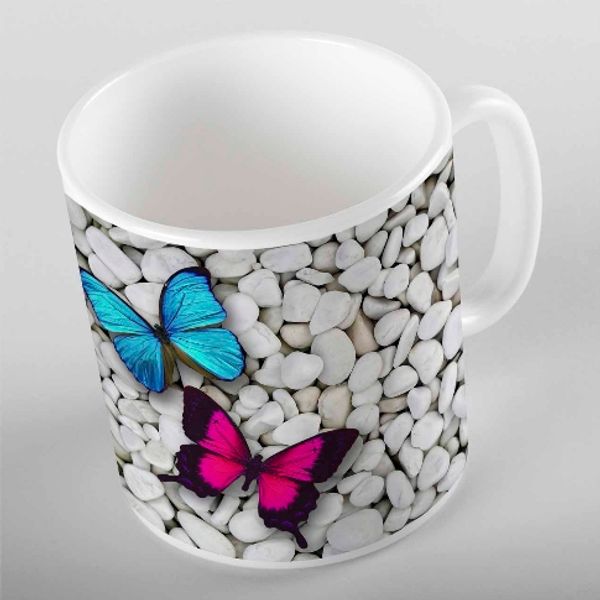 

else pink blue butterfly животные 3d цифровой печати современный турецкий керамический фарфор кофе чай молоко чашку