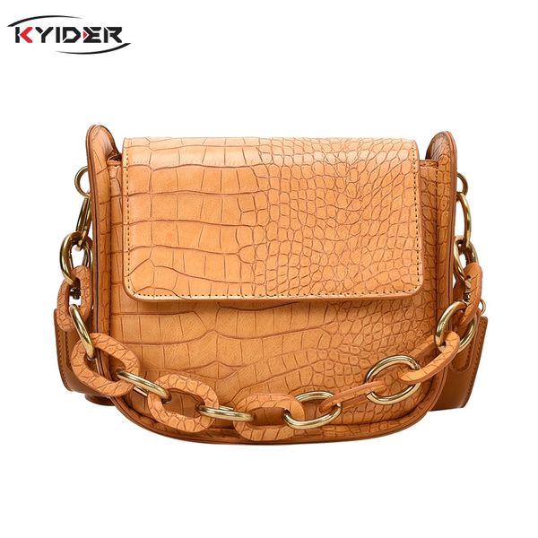 

крокодил pattern сумка дизайн цепи crossbody сумка для женщин маленькой сумки pu кожаную сумку дама вечера конструктора kyider