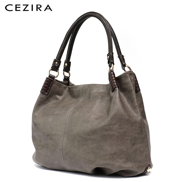 

cezira причинная большие женщины мешка плеча дамы мешки tote работы твердая thread сумки женский hobo pu кожа девушки crossbody сумки