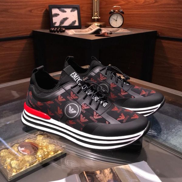 

2019w autumn new r leather men's comfortable outdoor fashion sports shoes, trend wild low-casual shoes, size: 38-44