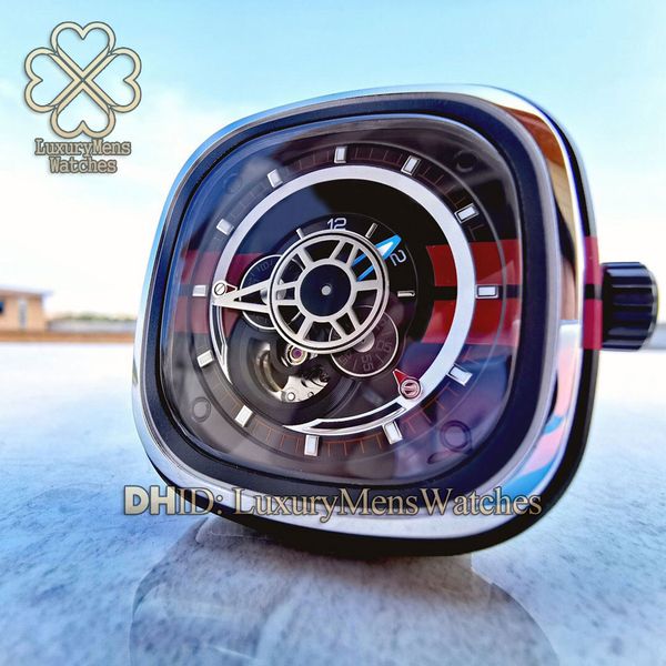 

luxury watch p3b/bb 316l stainless steel case mechanical automatic movement mens designer watches leather band wristwatches montre de luxe, Slivery;brown