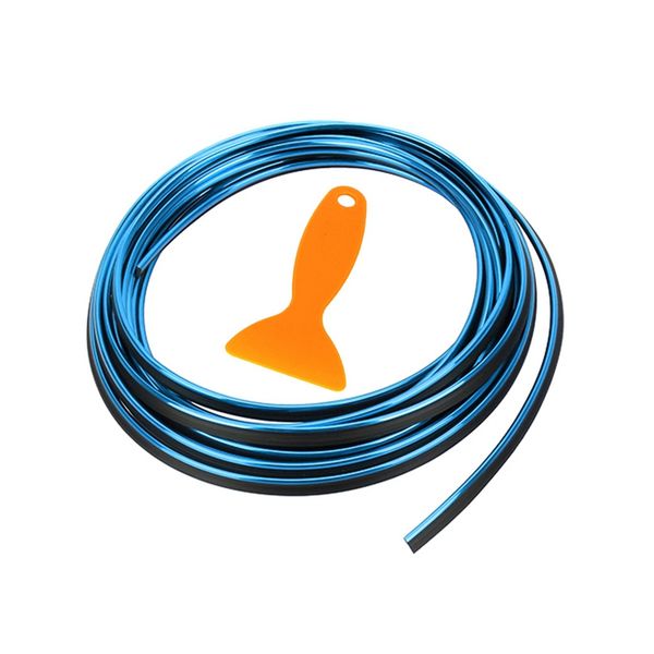 

1pcs 5m automobile door and window interior decorative strip, universal galvanized door panel, central control instrument panel