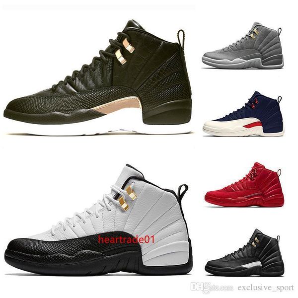 

xii 12 mens basketball shoes men 12s midnight black flu game michigan taxi uny winterize designer trainer sport sneaker online sale