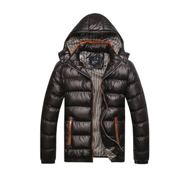 2017 Новое поступление мужчины зимняя куртка мода с капюшоном термоустойчивый хлопок Parkas мужские повседневные толстовки бренд одежда теплые пальто