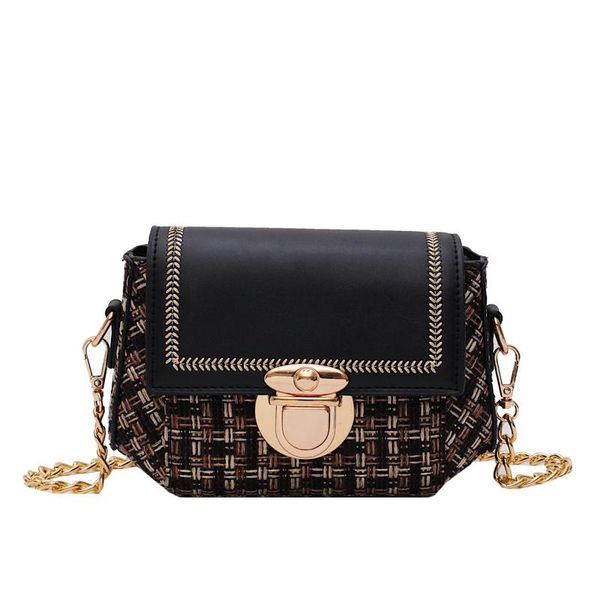 

designer-2019 fashion quality women purse clutch plaid bags faux fringe boho hippie bohemian ibiza style cross body bags kanuo/7