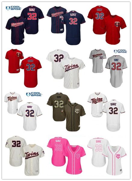 

custom minnesota minnesotatwins 32 zach duke baseball jersey twins baseball wear men women youth jerseys, Blue;black