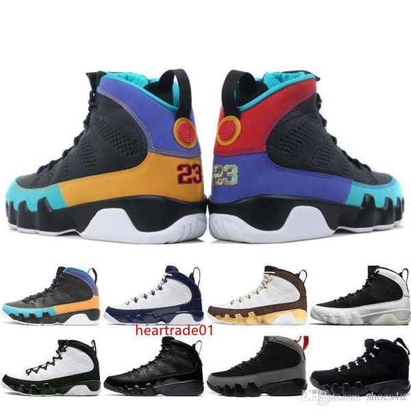 

new 9 9s dream it do it unc mop melo mens basketball shoes la og space jam men bred anthracite black sports sneakers designer size7-13