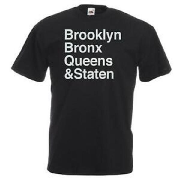 

new brand fashion luxury designer mens t shirts blashort-sleeve brooklyn bronx queens staten bk t-shirt shirt, White;black