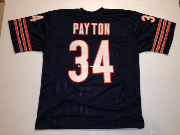 walter payton stitched jersey