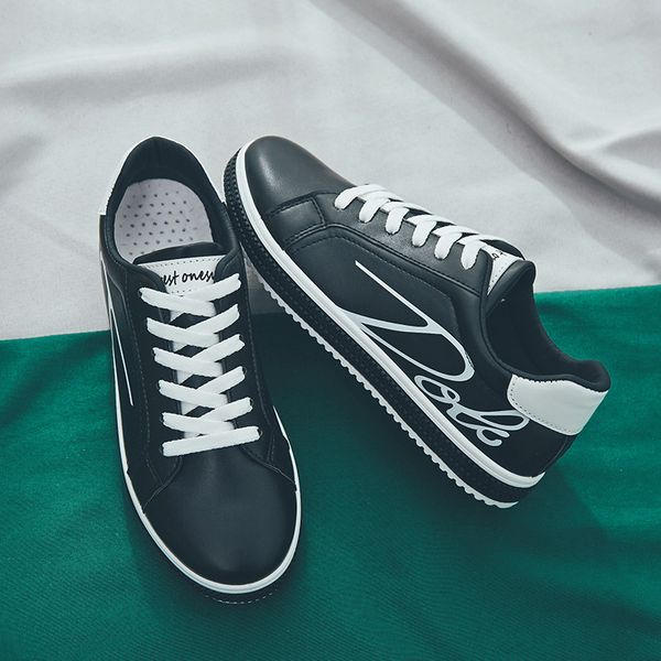 

2019 brand casual shoes lightweight sneakers black breathable lip-on men shoes fashion footwear white zapatos de hombre