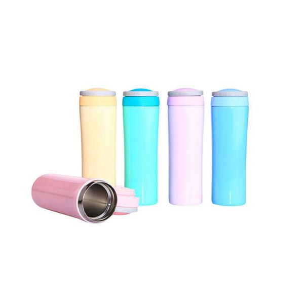 

новый дизайн логотипа customized термос открытый портативный для бутылки путешествия отдых на природе конфеты цветные воды из нержавеющей ст