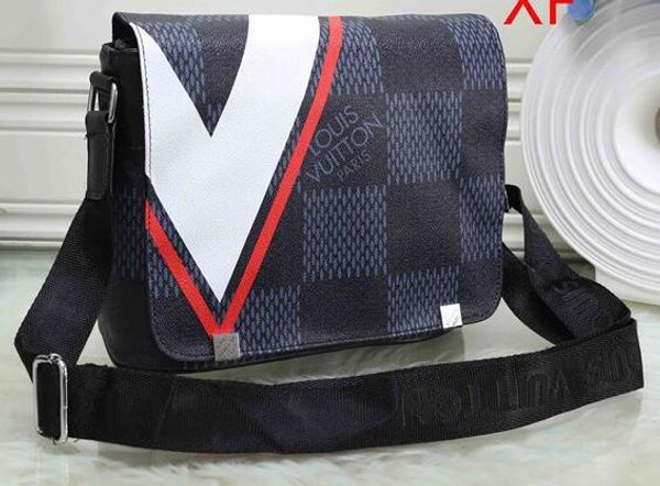 

высокое качество 2019 бренда классический роскошный бизнес-мужчин плечо сумки случайные мужчины мешок конструкции верхнего качества человека