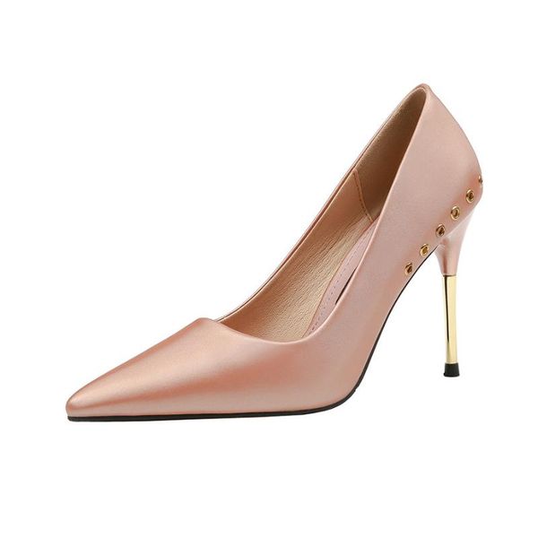 

10cm pumps 2020 nightclub high heel fairy wind thin banquet single shoes korean version thin heel women's shoes, Black