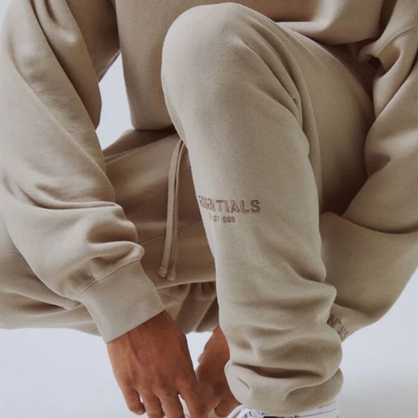

гссо письмо вышивки high street sweatpants 3m reflective урожай цвет мода спорт открытый фитнес 412, Black