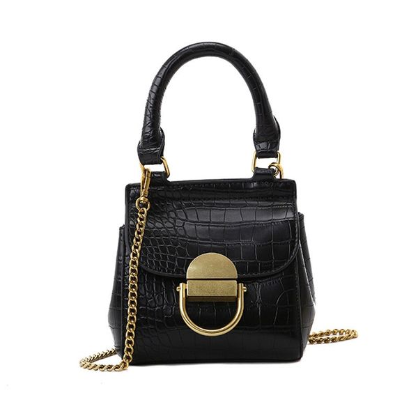 

new crocodile pattern handbags women fashion trendy shoulder messenger bag designer brand ladies travel tote bags wallet ins