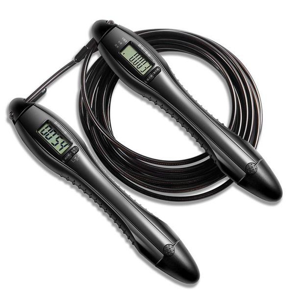 

speed skipping jump rope digital counter adjustable sports lose weight exercise gym for indoor/outdoor fitness equipment unisex