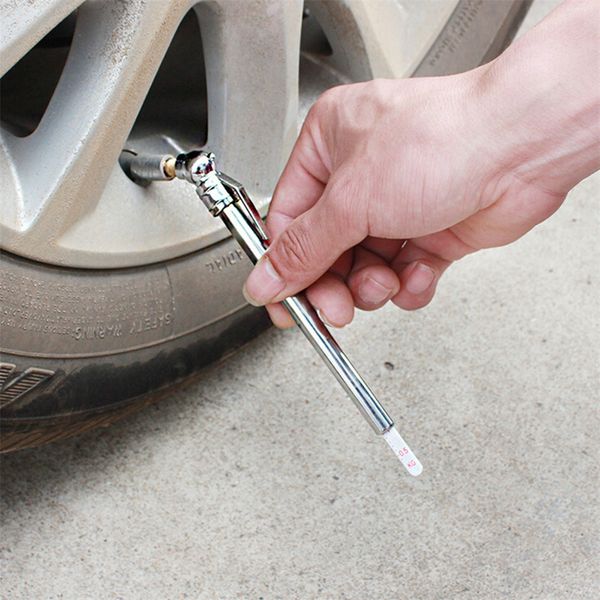 

тест метр портативный мини прочный автомобилей стайлинг 5-50 psi манометр pen форма давления воздуха аварийного использования шин / шин