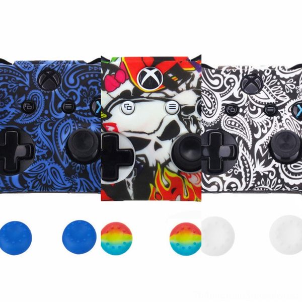 

ohgw2 neon novel patterned faceplate front housing shell case replacement part for 1708 one x & one s controller xbox (model