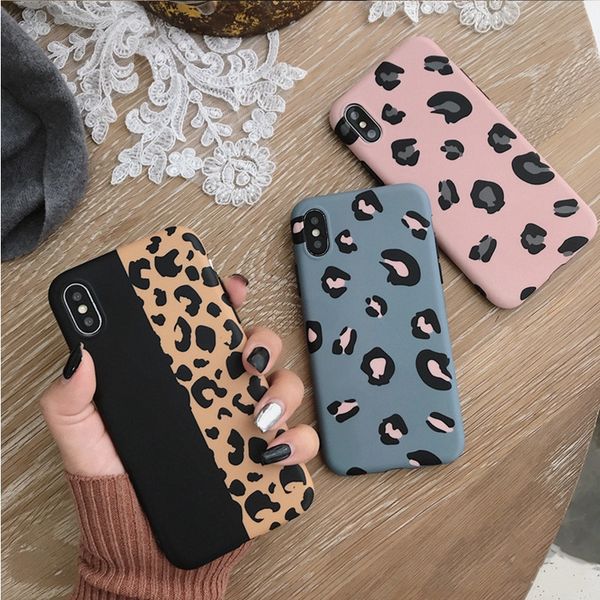 

leopard print iphone case xs max xr x 8 7 6 6s plus 11 professional luxury soft case color fashion case