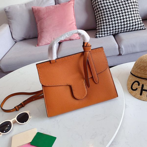 

classic one shoulder diagonal straddle handbag large capacity leather square bag fashion casual bag