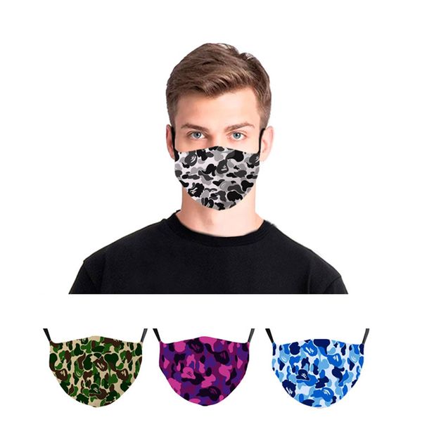 

3d leopard print 2020 face masks designer mask washable dustproof respirator riding cycling pm2.5 outdoor sports print mouth masks anti fog