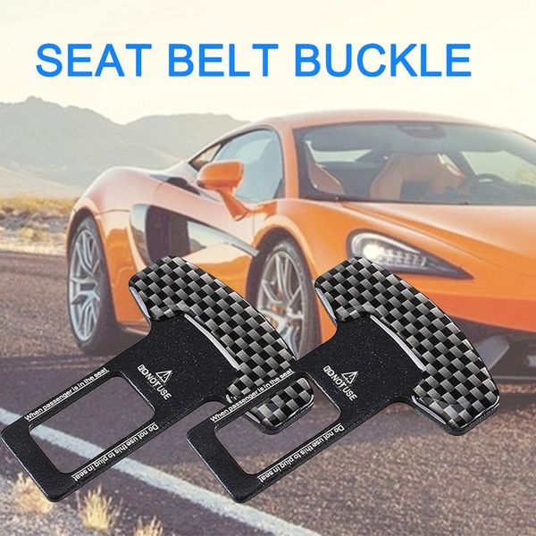 

2pcs universal metal car safety seat belt buckle seatbelt clip extender extention buckle car belt socket clip accessories