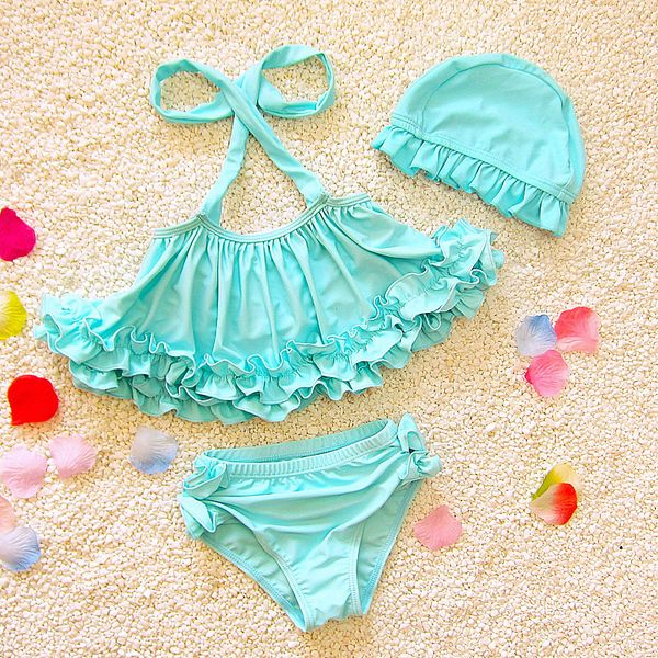 

Girl Bikini 2018 Two Pieces Baby Girls Bathing Suits Girl Swimsuit Children Bikini Sets Kids Cartoon Swimwear Costumes Beachwear