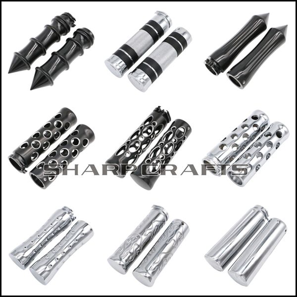 

motorcycle 1" handlebars hand grips for vulcan vn 400 1500 classic nomad drifter 800 900 1600 2000 1700 vaquero voyager