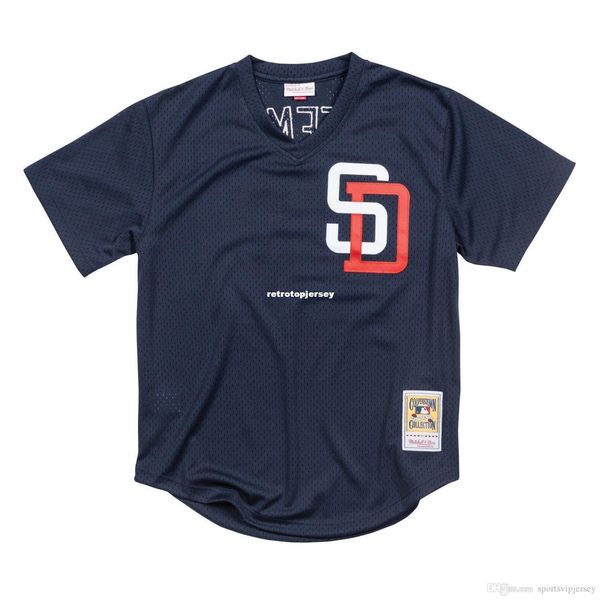 

trevor hoffman san diego #51 mitchell & ness retro 1996 bp jersey, Black;blue