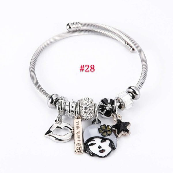 Großhandels-Neue Mode DIY Designer Schmuck Charm Perlen verstellbare Frauen Armbänder Valentinstag Geschenk Armreif Zubehör für Kinder