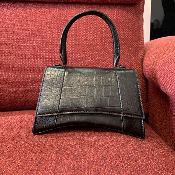 

europe and the united states classic luxury hourglass crocodile skin flap chain shoulder bag designer handbag women handbag messenger bag wa