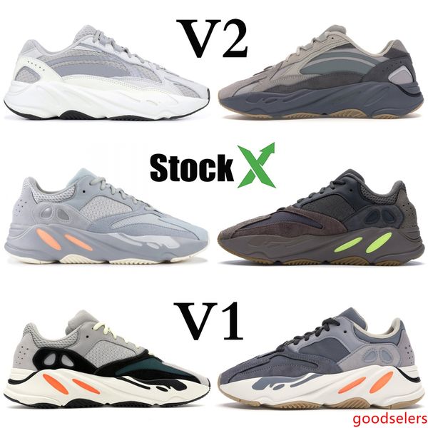 

wave runner 700 kanye west teal blue magnet solid grey desiger shoes hospital blue inertia v2 static utility black men women running sneaker