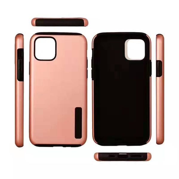 

solid color for iphone xs armor case a series pc+tpu hybrid case for samsung a50 a60 a70 anti-drop armor case